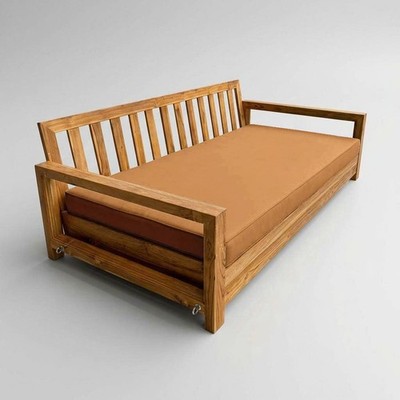 |COVER ONLY| Outdoor Pipe Trim 6'' Crib Size Daybed Fitted Sheet Slipcover AD104