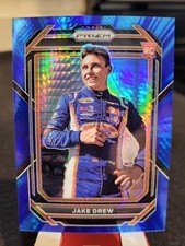 2023 Panini Prizm Racing NASCAR Jake Drew #43 - Hyper Blue Prism - RC
