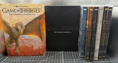Game of Thrones: The Complete Seasons 1-6 (30 DVD set, 2016) w/Slipcover