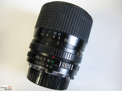 Zoom-Objektiv Super-Albinar SC Auto 1:4 / 35-75 mm Macro Minolta MD-mount lens