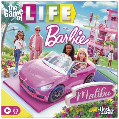 Hasbro Gaming Hasbro Games The Game Of Life Barbie Edition Board Game Ages 8 2