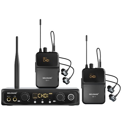 Wireless in-Ear Monitor System, Stereo & Mono IEM System w/Bodypack Receivers...