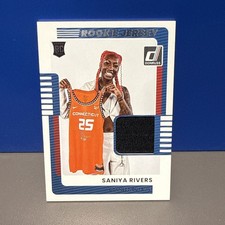 Saniya Rivers 2025 Panini Donruss Rookie Jersey RC #12 Connecticut Sun