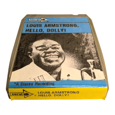 REBUILT ! LOUIS ARMSTRONG Hello Dolly 1964 A+ 8-track cartridge