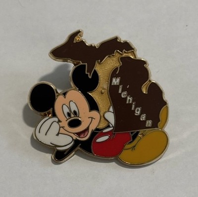 Disney 12 Months of Magic Mickey Mouse State Pin Michigan Pin