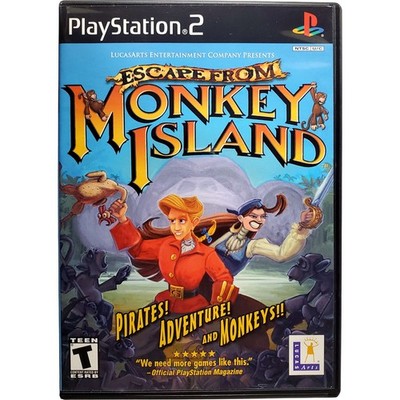 Escape From Monkey Island - Sony Playstation 2 PS2 Pristine Tested Authentic