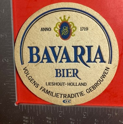 Bavaria brewery Lieshout, Netherlands 4 INCH ROUND  BEER COASTER