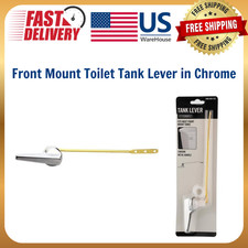 Everbilt Toilet Tank Lever Chrome Front Mount Handle 225421-CP for Toilet Repl