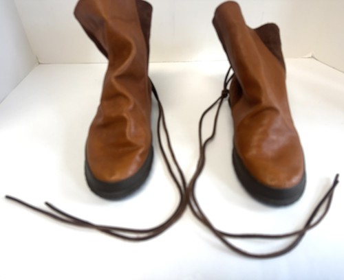 SPINGLE NIMA Suede Leather Boots SS Made In Japan WM 6/6.5 Narrow Fit EUC - Picture 10 of 15