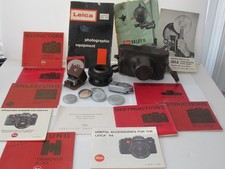 Leitz Leica Genuine Original Accessory LOT Cap Case Manual Meter Ext Tube