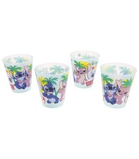 Disney Lilo & Stitch Kinder Becher Set 4 teilig 285 ml aus Polypropylen