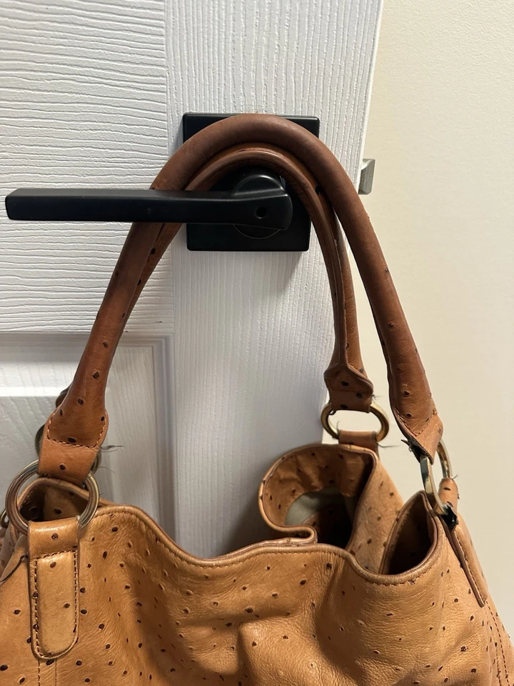 G.I.L.I Got It Love It Roma QVC Leather Shoulder Crossbody Tote Bag W Dust bag - Image 4 of 4