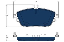Plaquette de frein Mercedes 408