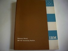 Mint Condition IBM Reference Manual 407 Accounting Machine - September 1960