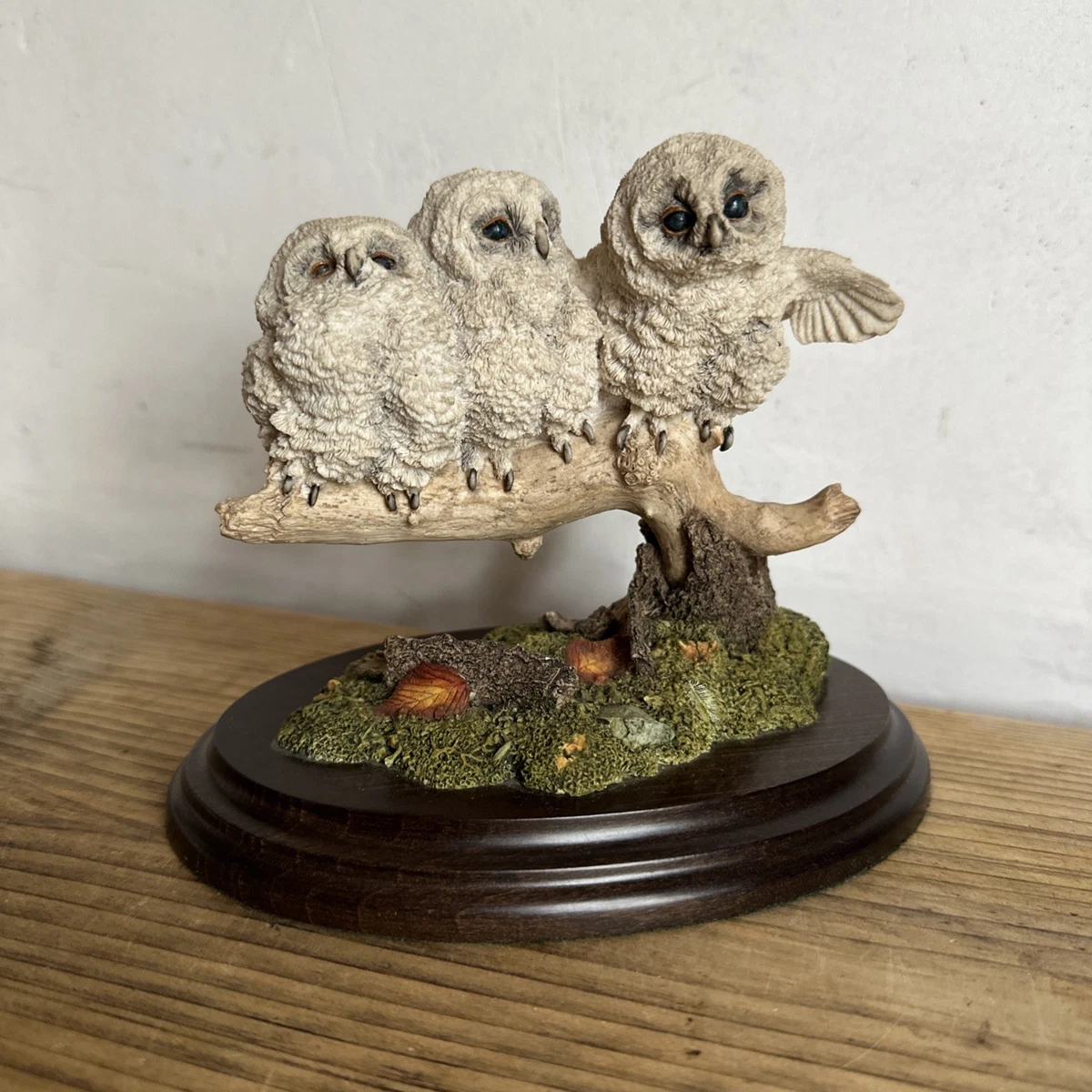 Country Artists フクロウ置物 1990年英国製 Barn Owl W92 Vintage