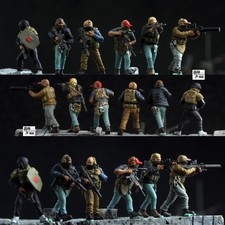 Homemade 1/72 Russian FSB Counterterrorism Strike Force 6-person Finished Model