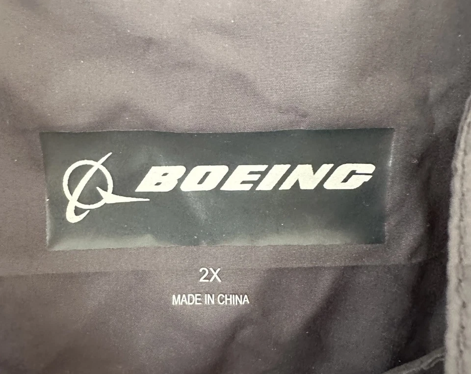 Chaqueta Boeing AH-64E Apache Hombres Avión de Bolsillo Forrada Ligera Núcleo Crucero Talla 2XL Foto 2 de 4