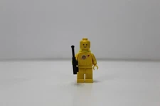 LEGO YELLOW CLASSIC SPACE MAN MINIFIGURE ASTRONAUT With Tank VINTAGE FIGURE