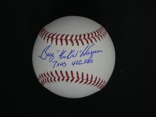 BILLY THE KID WAGNER SIGNED OMLB BASEBALL INSCRIBED 7X AS 422 SVS JSA WITNESSED