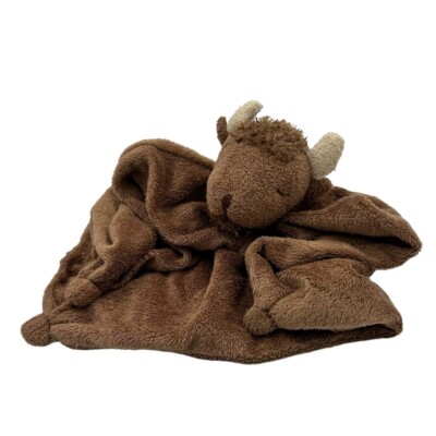 Angel Dear Buffalo Plush Baby Lovey Brown Bison Wildlife Stuffed Animal