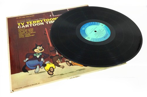 TV Terrytoons Cartoon Time 33 1/3 RPM Vinyl Album - Heckle & Jeckle (1950's) - Picture 4 of 5