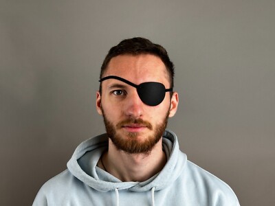 Eye Patch,Kydex Eye Patch , Man Eye Patch, Woman Eye Patch, Brown Eye Patch,