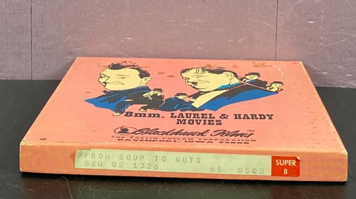 From Soup to Nuts BLACKHAWK Films 8MM Super 8 Laurel & Hardy Movies Vintage - Imagen 3 de 12