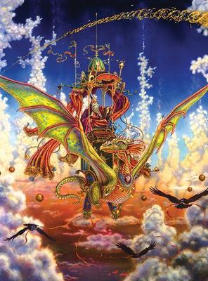 Jigsaw Puzzle Fantasy Dragon Flight 1000 piece NEW Made in USA