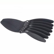 10 pezzi 8060 8x6 pollici lama elica nera CCW per aereo radiocomandato LW