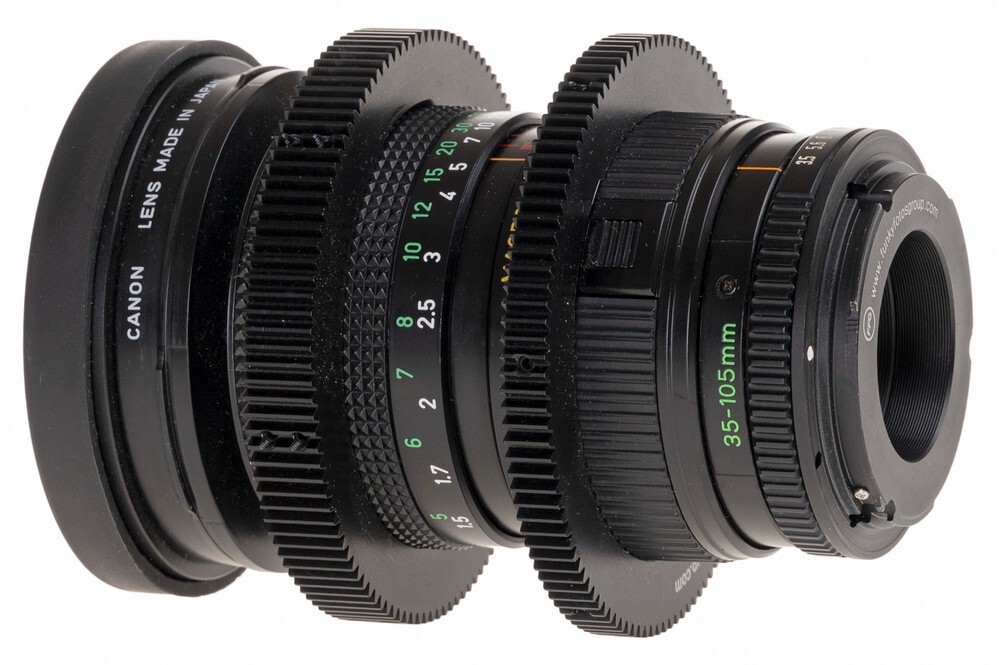 Canon FD 35-105mm K&Fマウントアダプター付 Conversion kit CANON FD 35-105 35-105mm f/3.5 to CANON EF mount