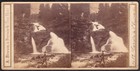 Switzerland Waterfall Real Photo Stereoview - A. Braun Dornach (Haut Rhin)