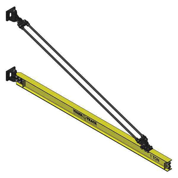 NEW! Harrington Jib Crane, Wall Mounted, 1,100 lb Capacity!! eBay