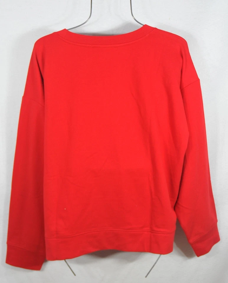 Top para mujer Michael Kors color rojo/plateado estrás talla L precio de venta sugerido por el fabricante 110 USD nuevo con etiquetas Foto 3 de 4