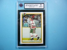 1990/91 BOWMAN TIFFANY NHL HOCKEY CARD #80 VIACHESLAV FETISOV ROOKIE RC KSA 9 MT