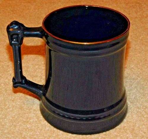 COURAGE BICENTENARY 1787-1987 DARK BLUE CERAMIC TANKARD BREWERIANA - Picture 3 of 7