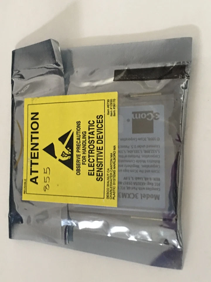 Model# 3CXM356  - NEW 3COM 56k Megahertz WinModem PC Card with Xjack Connector - Image 3 of 4