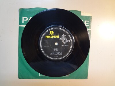 DEEP PURPLE: Hush!- One More Rainy Day-New Zealand 7'' 1968 Parlophone NZP. 3289
