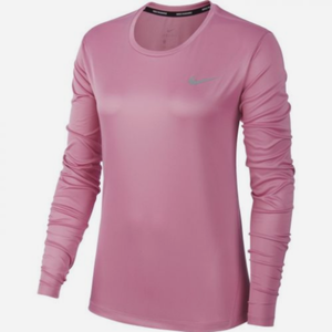 nike running top womens long sleeve