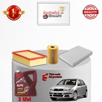 Inspektionskit Filter Und ÖL Skoda Fabia 1.2 16V 47KW 65CV 2006->