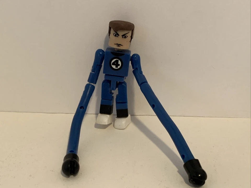 Lote de 3 Figuras Fantasic Four Minimates Invisible Woman Thing Mr. Fantasic FF - Imagem 4 de 4