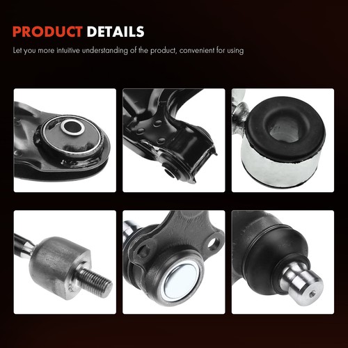8PCS Control Arm Ball Joint Tie Rod Sway Bar Link for VW Golf Jetta Cabrio Front - Picture 8 of 9