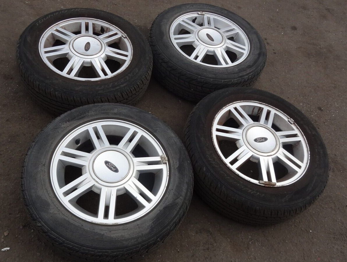 FORD FIESTA MK6 14" ALLOY WHEELS & TYRES 175/65/14 200208⭐COLLECTION