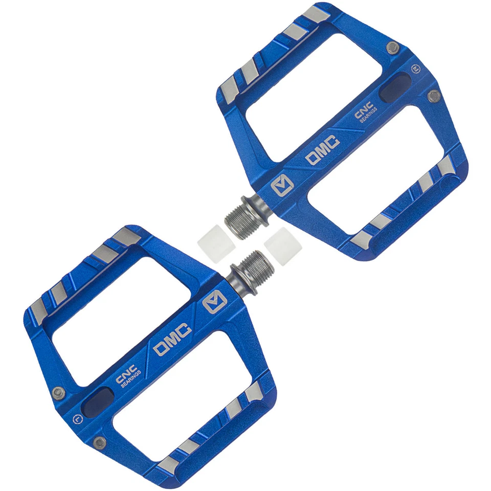 Pedais de mountain bike plataforma de alumínio OMC-V15BL 9/16" 3 rolamentos selados MTB BMX - Imagem 3 de 4