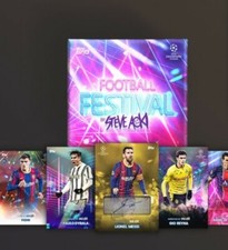 Topps Football Festival by Steve Aoki UEFA Champions League 2021 Messi signature
