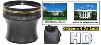 4.7x Xtreme Hi Def Telephoto Lens For Panasonic Hdc-tm900k Hdc-hs900k 4.7x Xtreme Hi Def Telephoto Lens For Panasonic Hdc-tm900k Hdc-hs900k