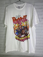 MGA Bratz Dolls Scorchin Short Sleeve Graphic Print Top T-Shirt Womens Size XL