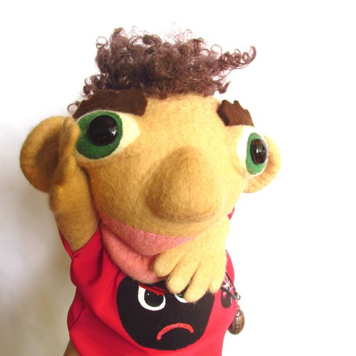 Marionette puppet Boy Guy Man Male Muppet style Creature puppet Ventriloquist - Picture 6 of 21