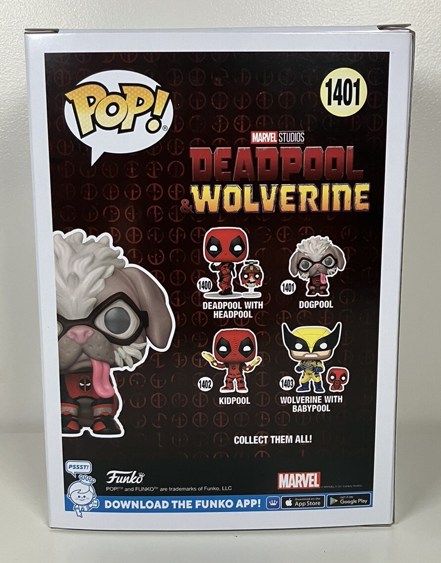 Marvel Deadpool & Wolverine #1401 Dogpool Funko Pop! Vinyl
