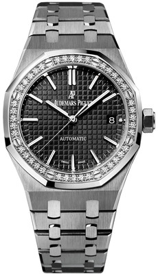Audemars Piguet Royal Oak Ladies Automatic Diamond Bezel 15451ST.ZZ.1256ST.01