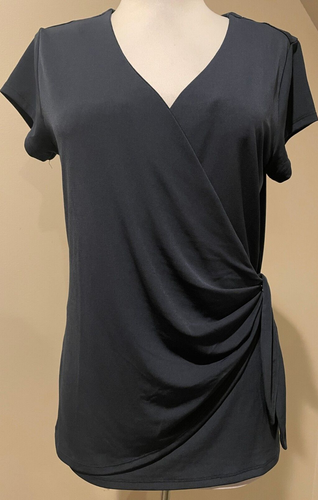TAHARI Womens Blue Shirt NWT - Sz Medium